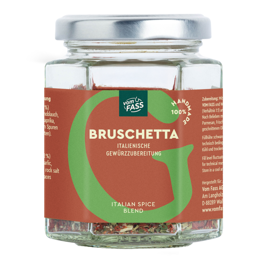 Bruschetta rosso getrocknet