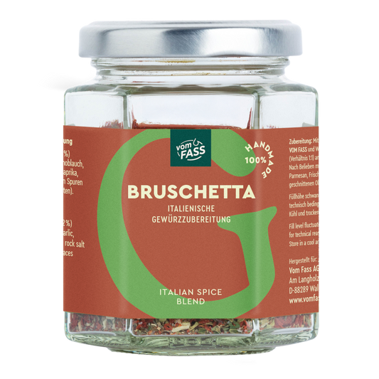 Bruschetta rosso getrocknet