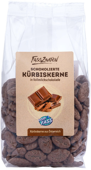 
                                Steirische Kürbiskerne mit Milchschokolade
                            