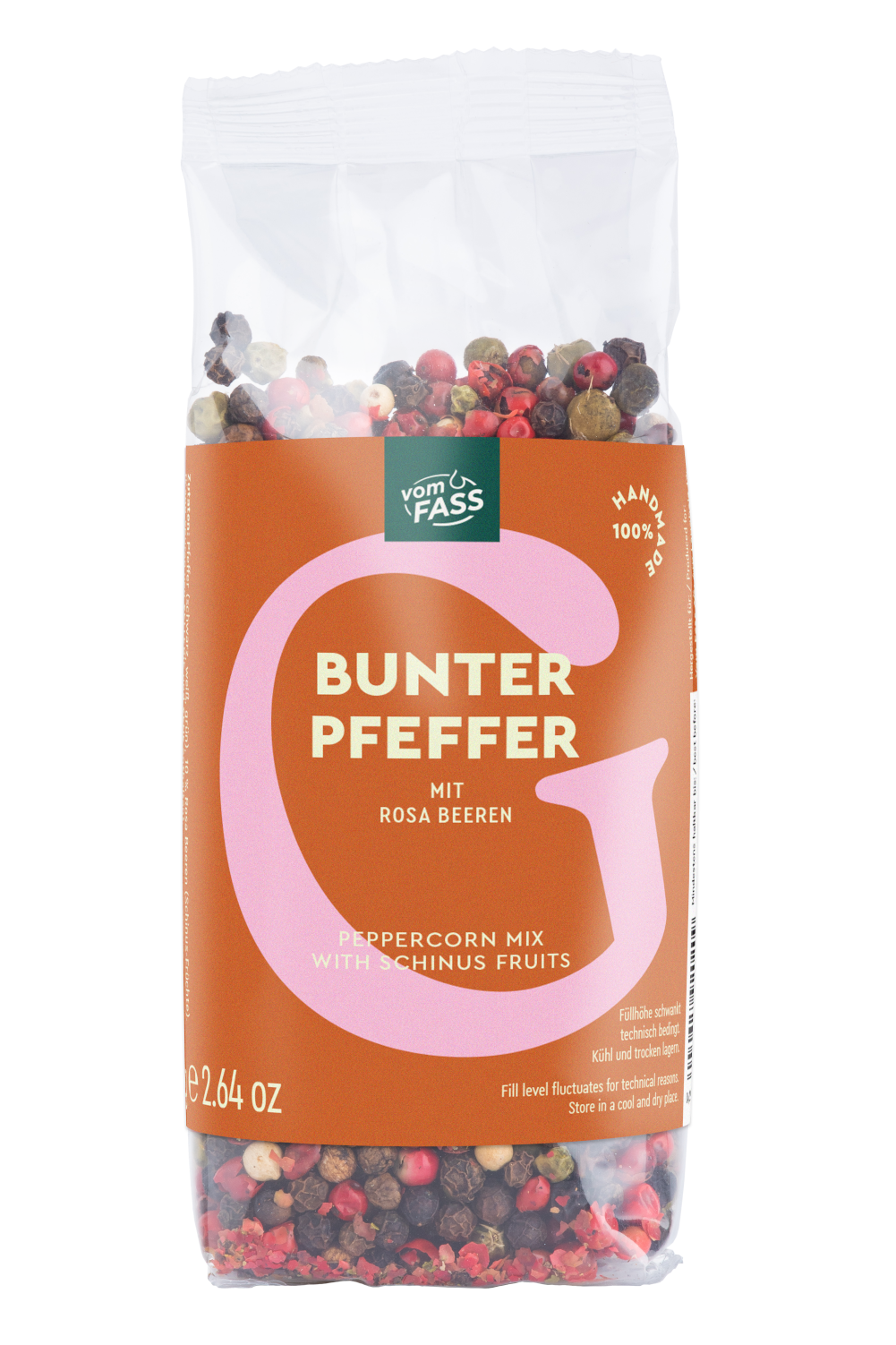 Bunter Pfeffer mit Rosa Beeren im Nachfüllbeutel