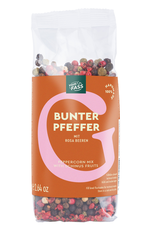 Bunter Pfeffer mit Rosa Beeren im Nachfüllbeutel