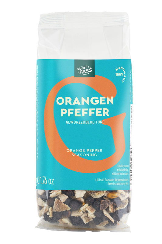 Orangenpfeffer im Nachfüllbeutel