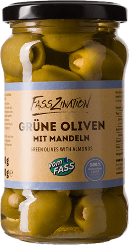 Oliven mit Mandeln