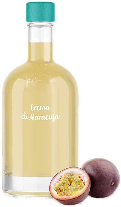Crema di Maracuja in "Fussball mit Bein" Flasche