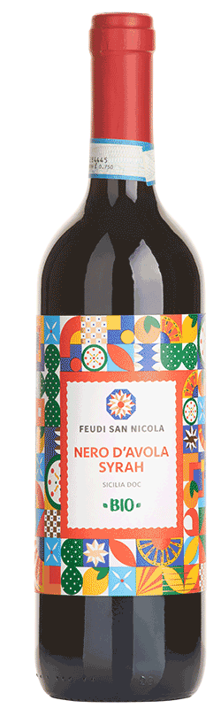 
                                2024 Feudi San Nicola, Nero d' Avola Syrah Bio 
                            