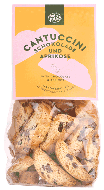 
                                Cantuccini mit Schokolade und Aprikose
                            