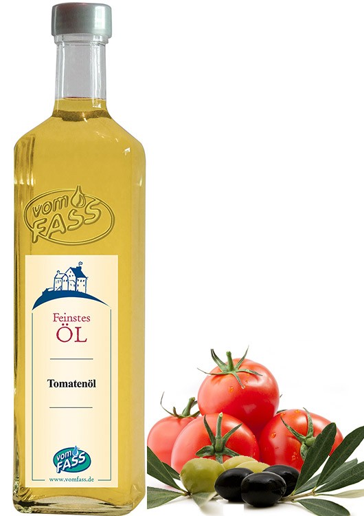 Natives Olivenöl extra mit  Tomatenaroma 