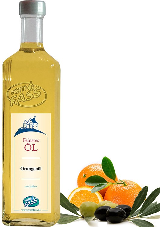 Natives Olivenöl extra mit  Orangenaroma 