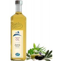 Natives Olivenöl extra mit  Extrakt aus Kräutern der Provence