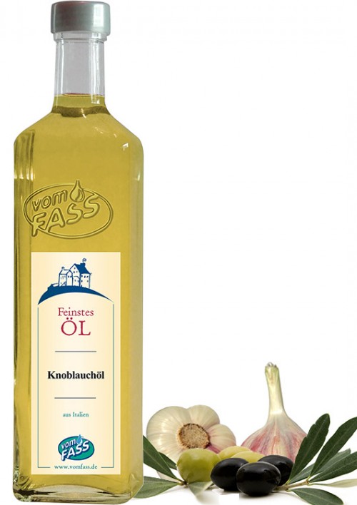 Natives Olivenöl extra mit  Knoblauchextrakt 