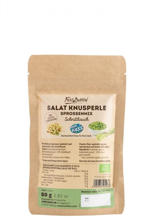 Bio-Salat Knusperle Sprossenmix Schnittlauch