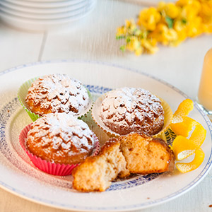 Orangen-Eierlikör-Muffins (mit Kochcast)